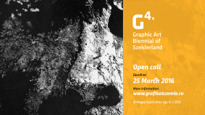 [Weź udział w] 4th Graphic Art Biennial of Szeklerland